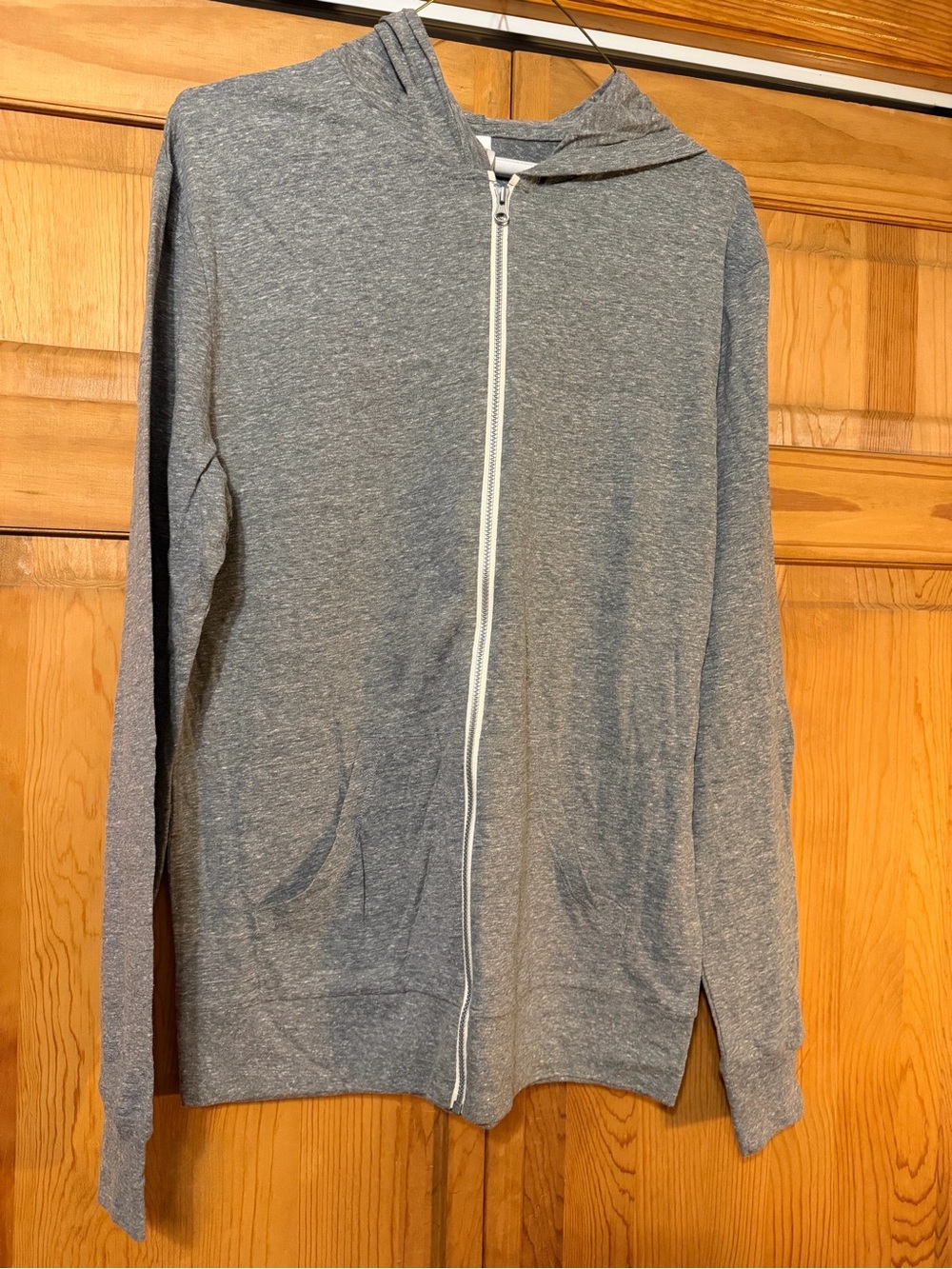 Women's Lightweight Gray Zip Hoodie